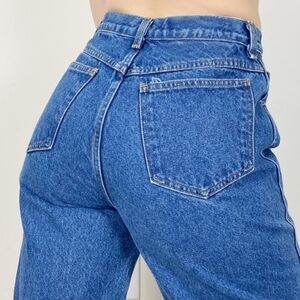 Forenza 2 Vintage 80s Pleated Front Super High Rise Stone Wash Tapered Mom Jeans